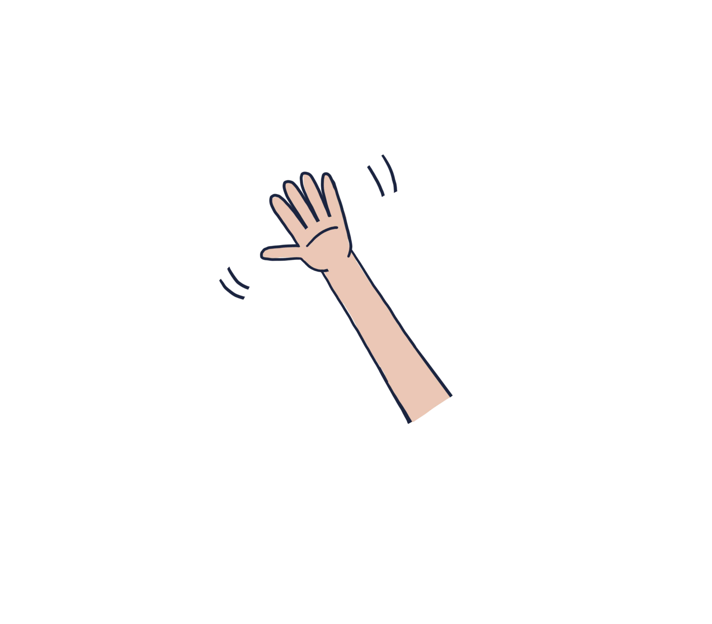 waving arm